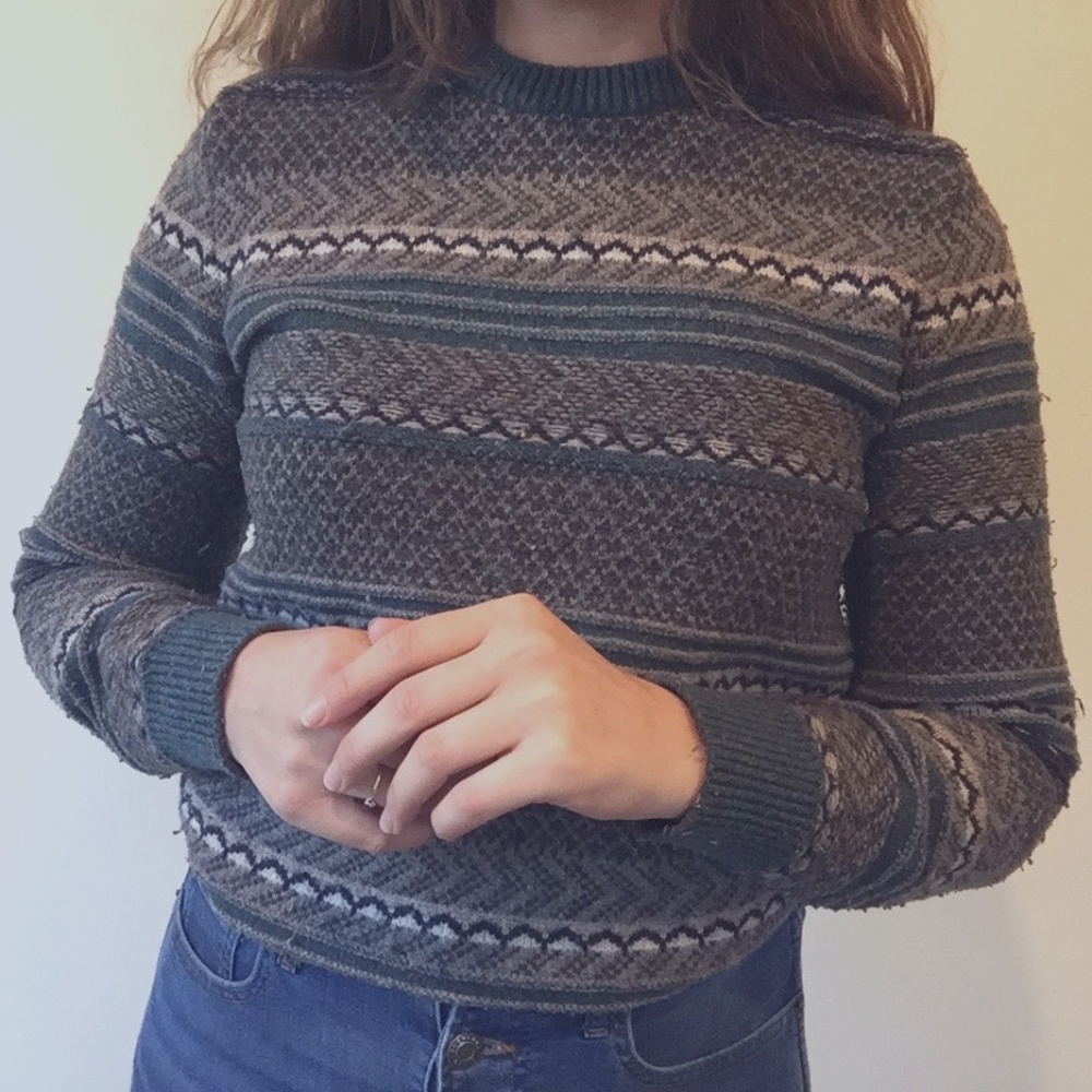 Gap Cozy Wool Striped Sweater